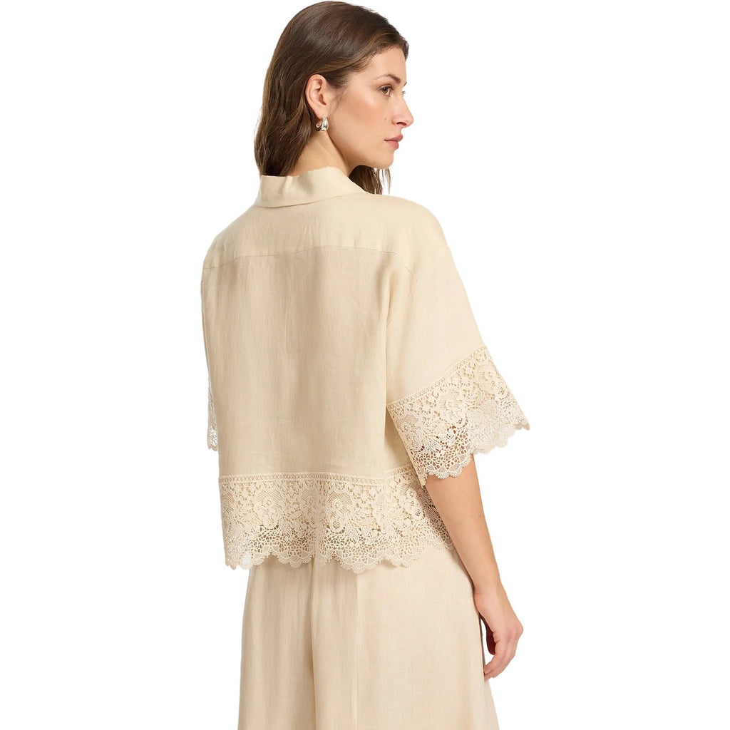 Bluse e camicie Donna Elena Miro' - Camicia - Beige-Gianni Foti