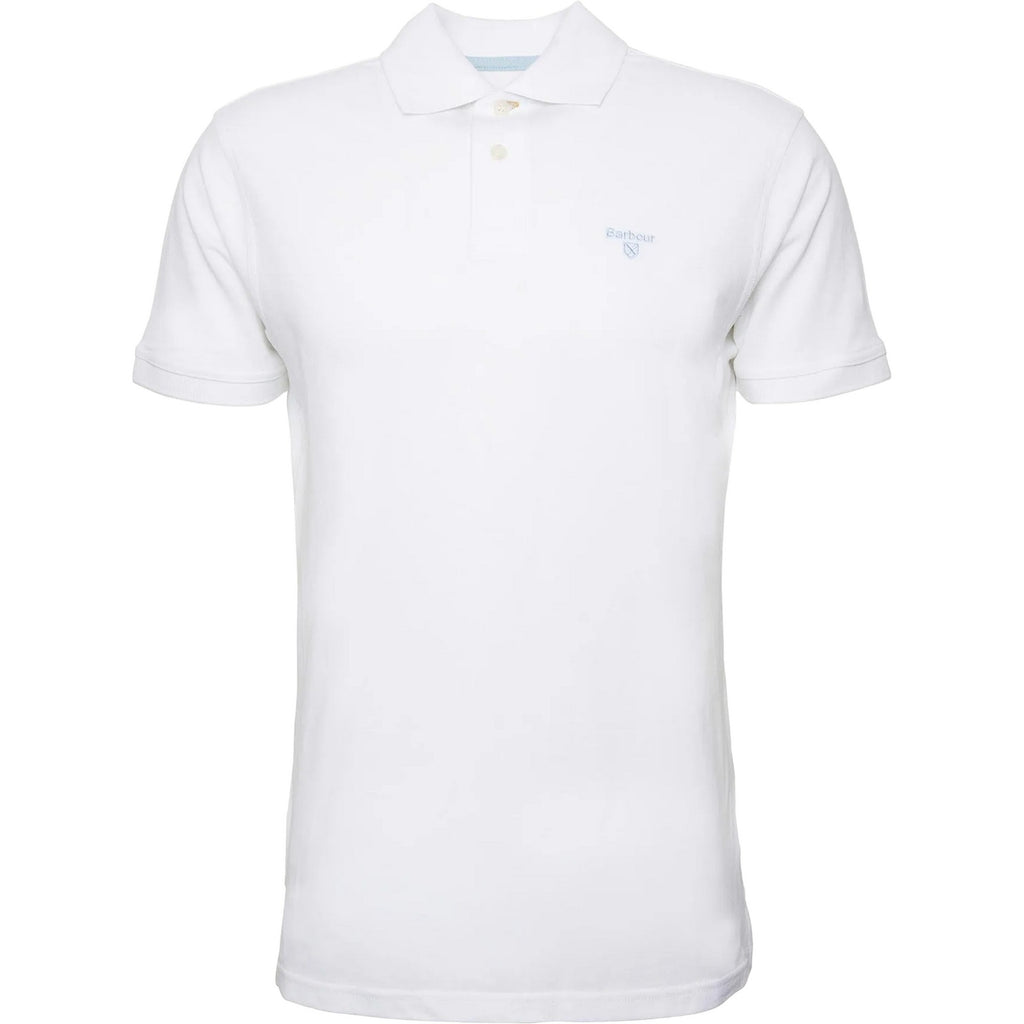 Polo Uomo Barbour - Lightweight Sports Polo Shirt - Bianco