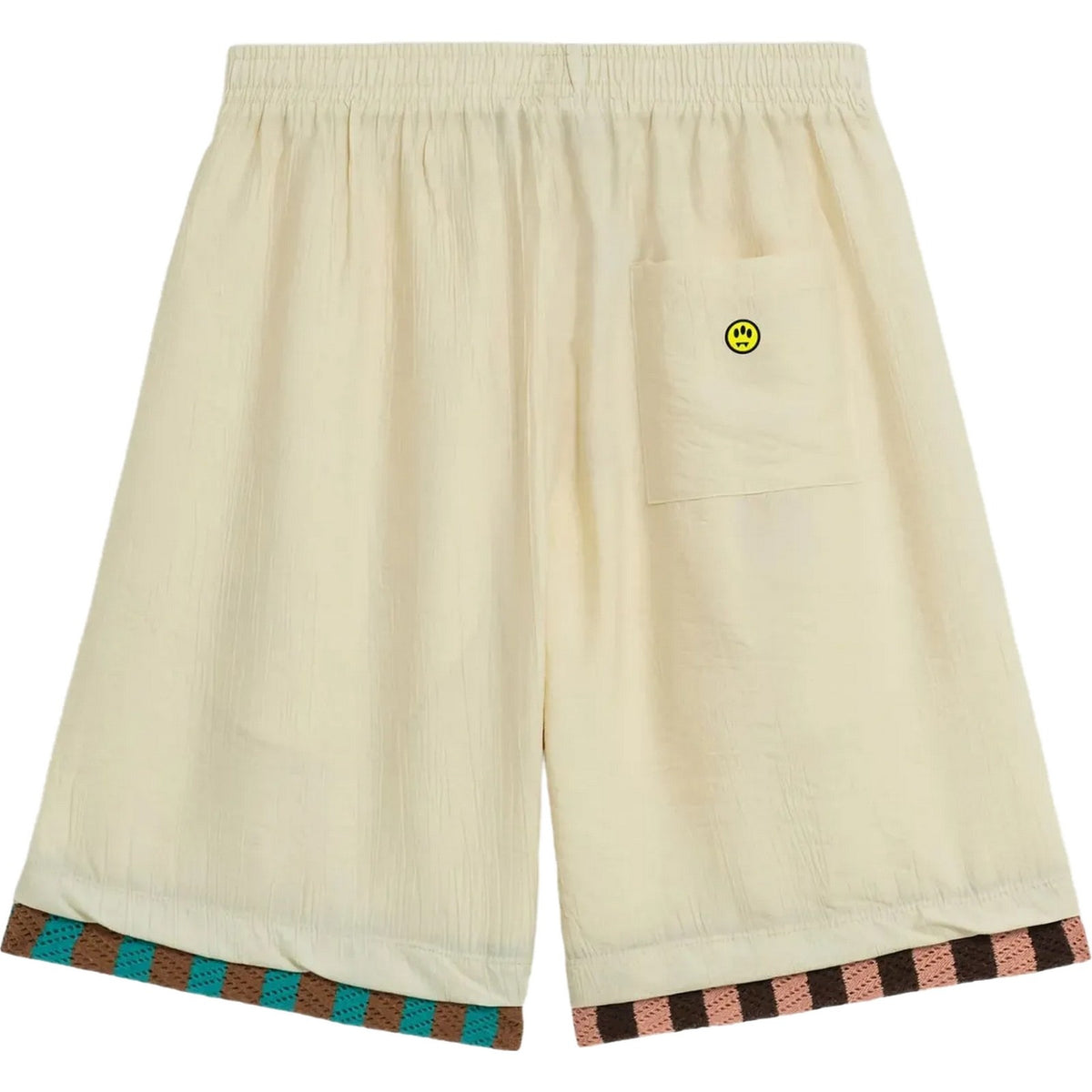 Pantaloncini Unisex Barrow - Popeline Shorts Unisex - Bianco