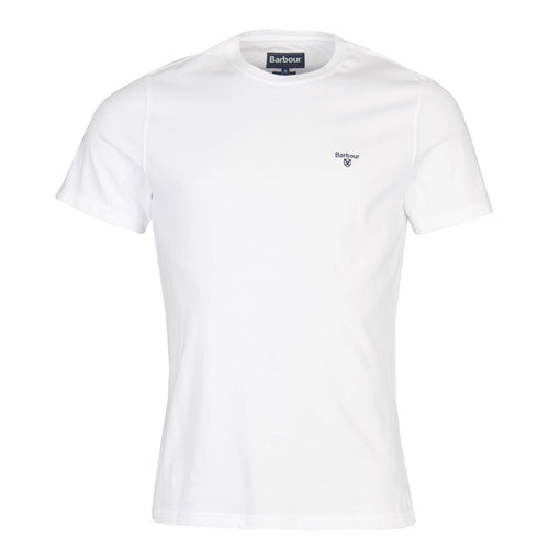 Barbour Men's T-shirt - Essential Sports Tee - White