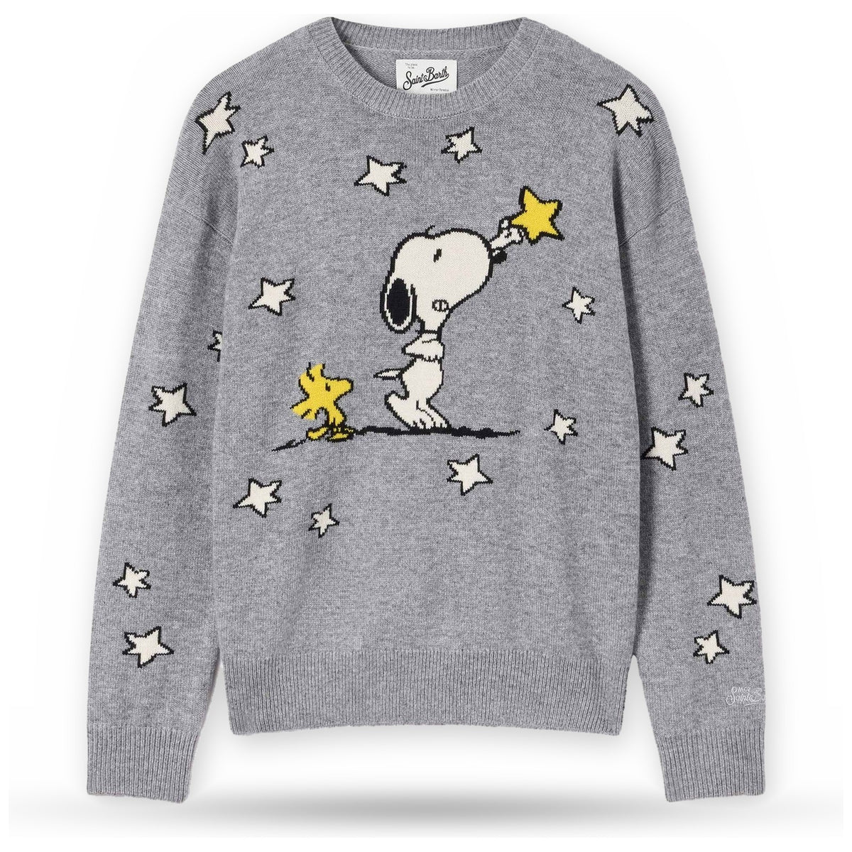Maglioni Donna Mc2 Saint Barth - Crewneck Sweater Peanuts Touching Stars 15M - Multicolore