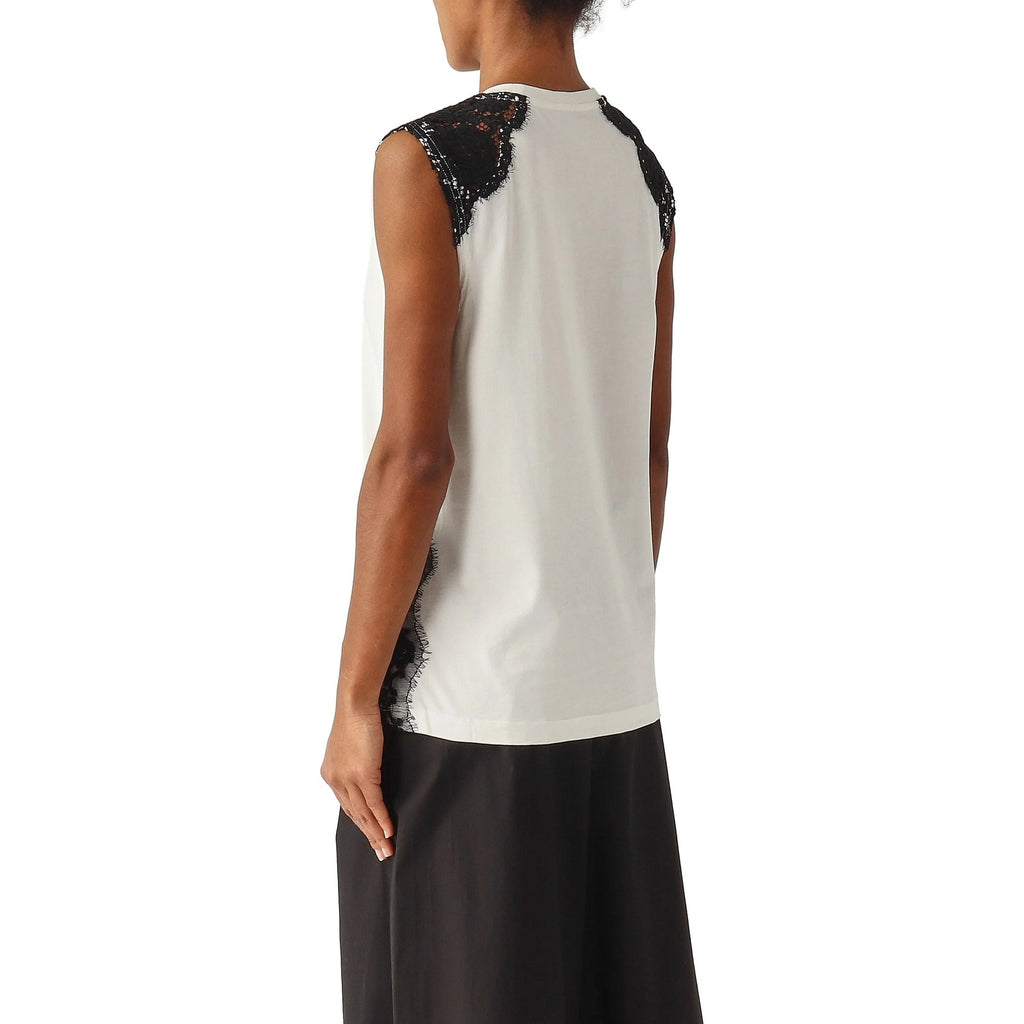 Vestiti da sera e cerimonia Donna Pinko - Dawn Maglia Jersey Vintage Con - Bianco