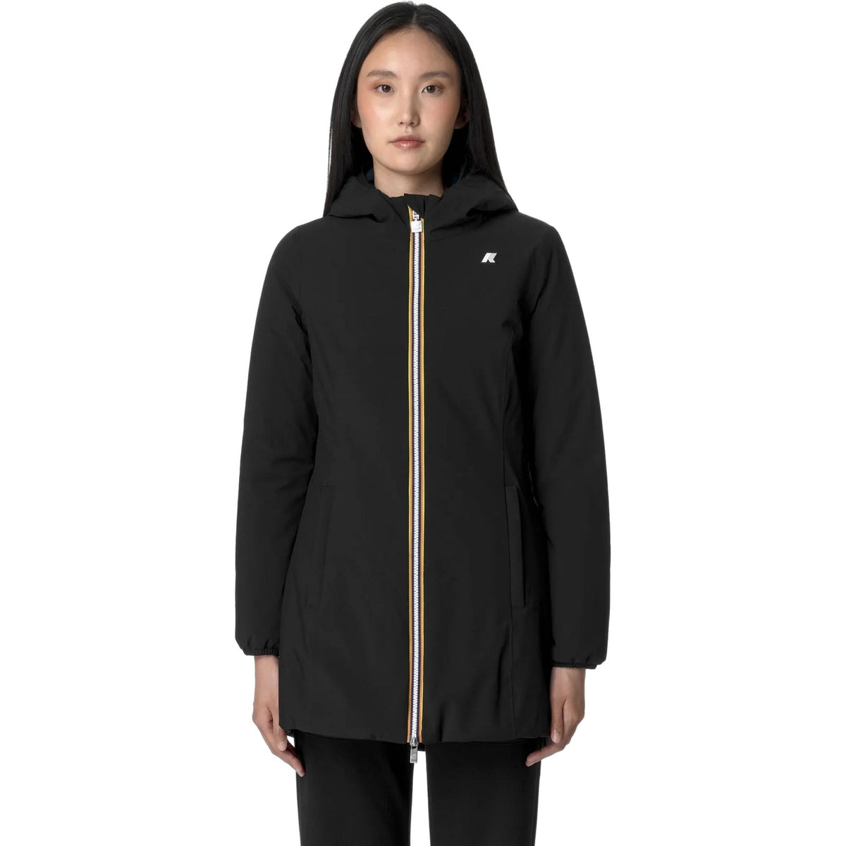 Giubbotti Donna K-Way - Denise St Warm Double - Nero-Gianni Foti