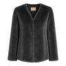 Giacche Donna Twinset - Giacca/Cappa A Fibra Lunga - Nero