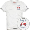 T-shirt Uomo Mc2 Saint Barth - T-Shirt With Embroidery - Bianco