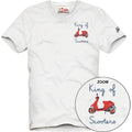 T-shirt Uomo Mc2 Saint Barth - T-Shirt With Embroidery - Bianco