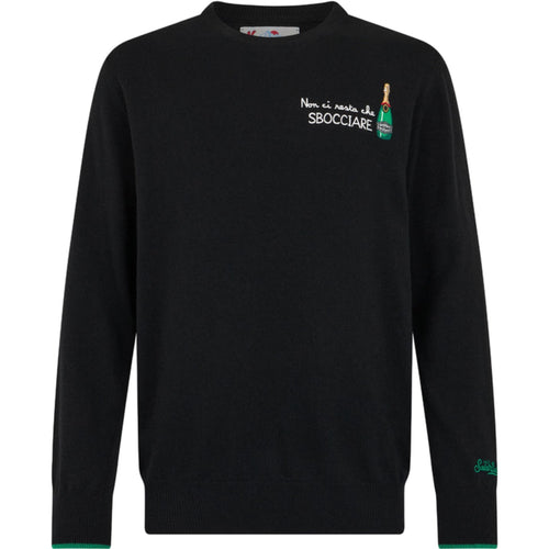 Maglioni Uomo Mc2 Saint Barth - Crew Neck Light Sweater - Nero