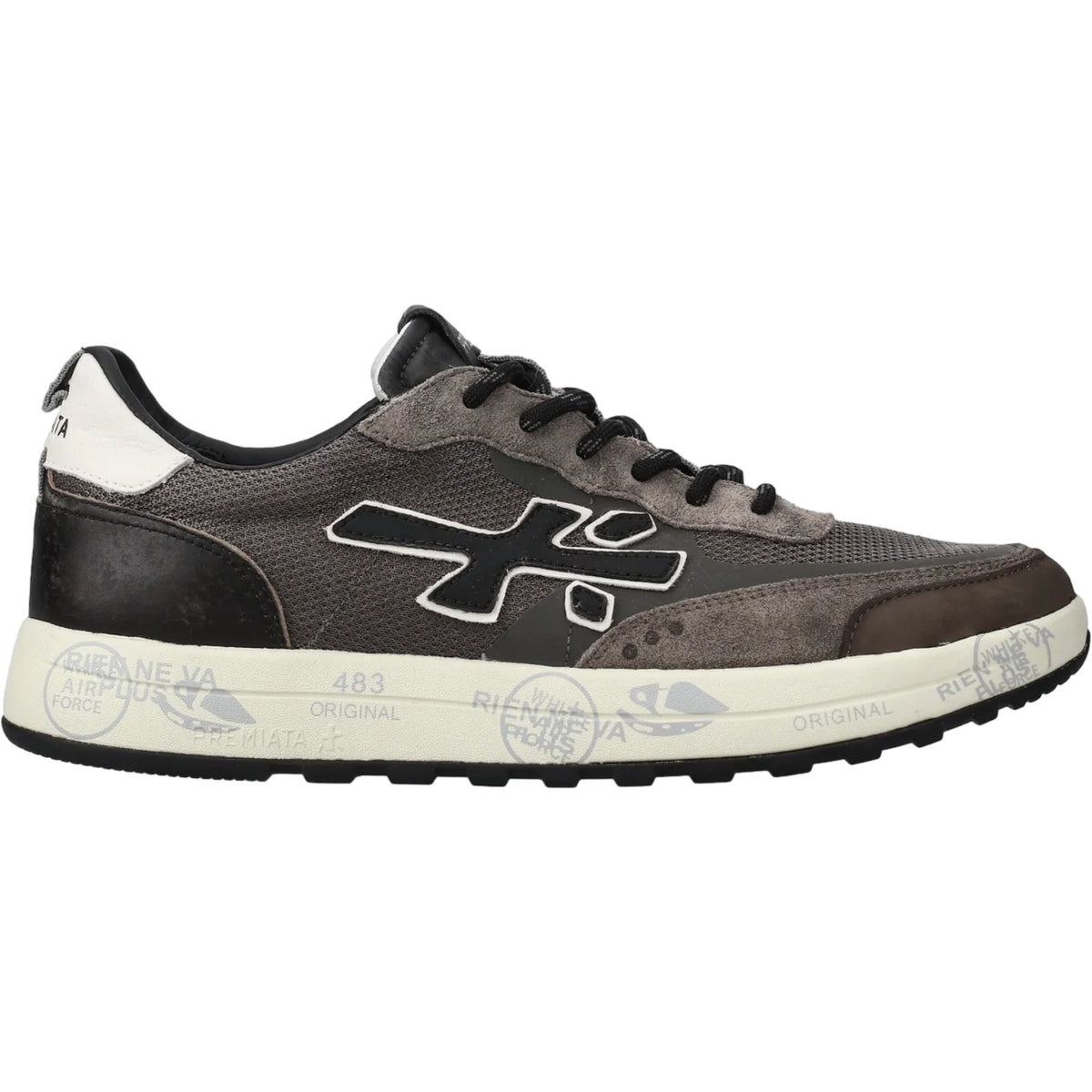 Sneaker Uomo Premiata - Nous - Grigio-Gianni Foti