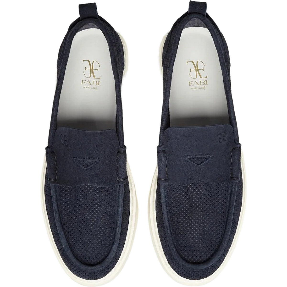 Sneaker Uomo Fabi - Scarpa Uomo Camoscione - Blu-Gianni Foti