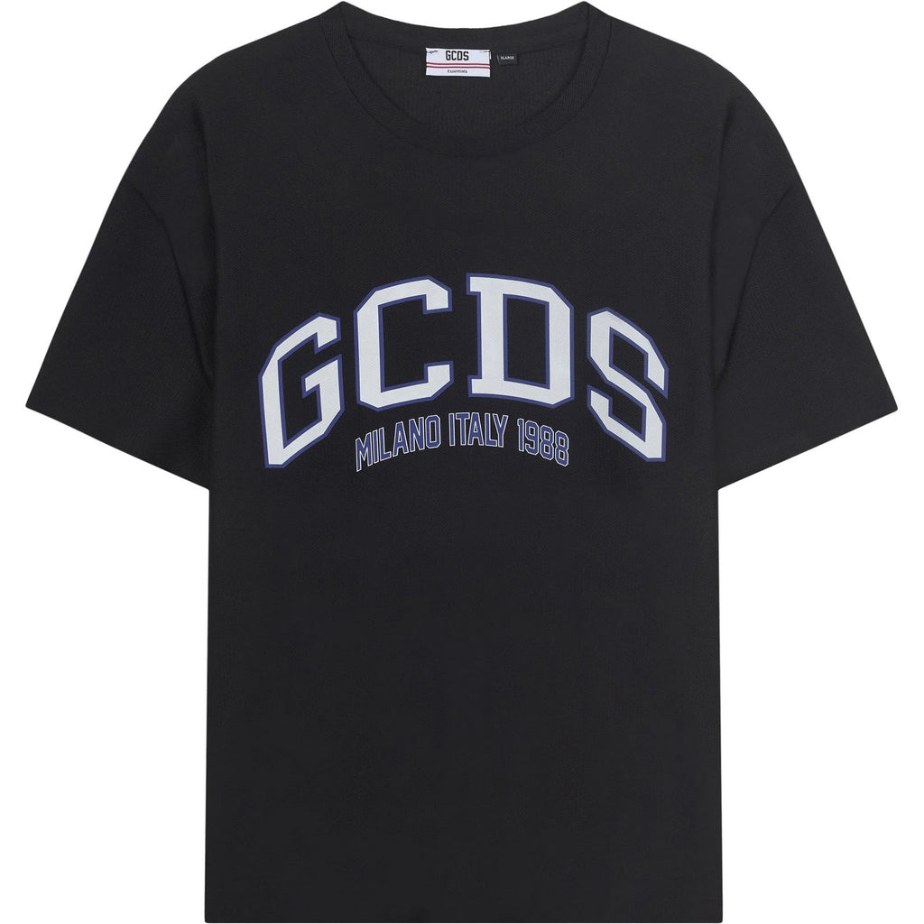 T-shirt Uomo Gcds - Logo Lounge Ss T-Shirt - Nero-Gianni Foti