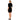 Vestiti casual Donna Twinset - Mini Abito A Lupetto E Gonna Punto Pelliccia - Nero
