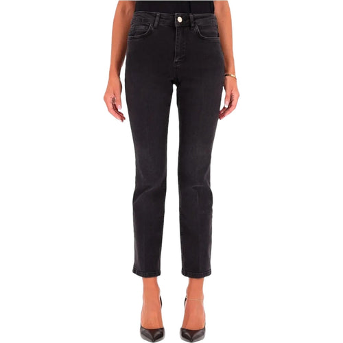 Pantaloni Donna Emme Marella - Pantalone in denim - Nero