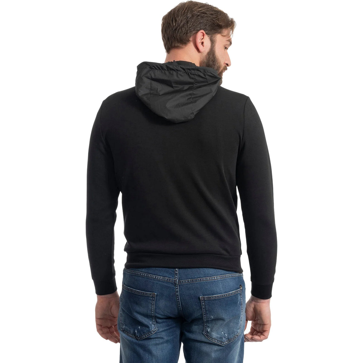 Giubbini Uomo Heskimo - Bomber Capp Staccabie Supima C - Nero
