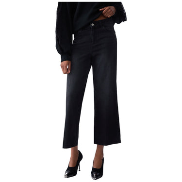 Pantaloni Donna Liu Jo - B.Up Flare Cropped Reg.W. - Nero