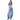 Pantaloni Donna Liu Jo - Pant.Balloon Splits H.W. - Blu