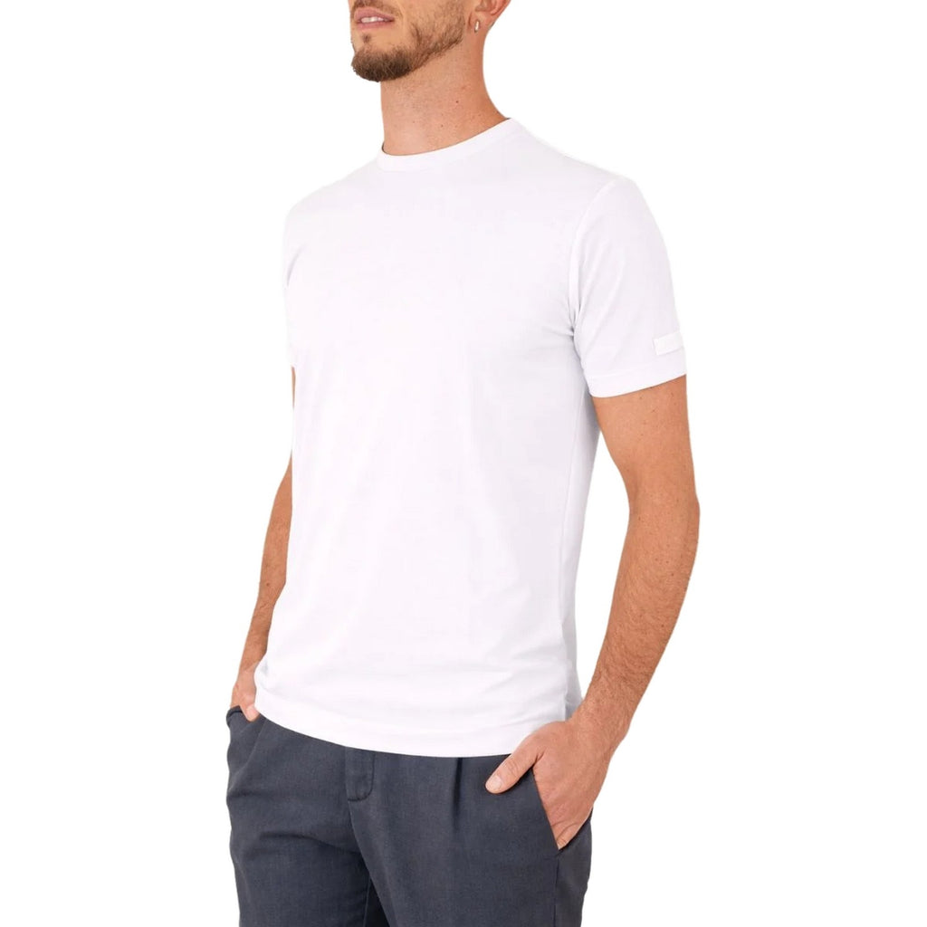 T-shirt Uomo Heskimo - T-Shirt Oxford 3D - Bianco-Gianni Foti