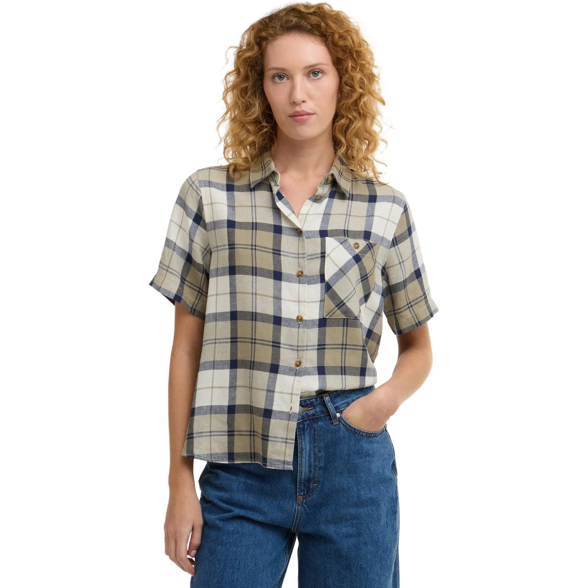 Camicie Donna Barbour - Fern Shirt - Blu-Gianni Foti