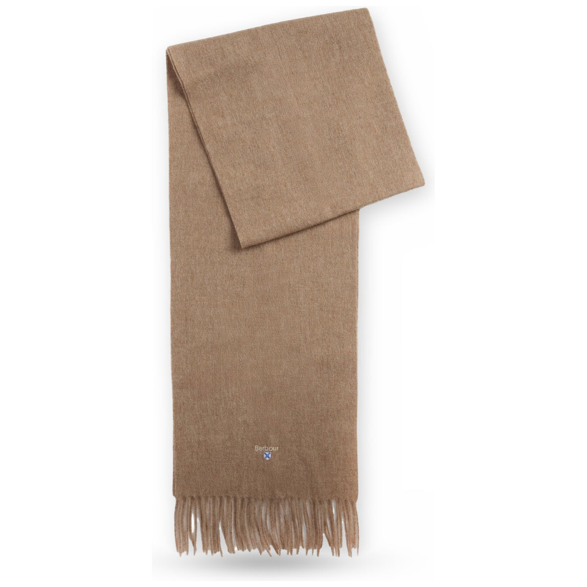 Sciarpe Unisex Barbour - Plain Lambswool Scarf - Marrone