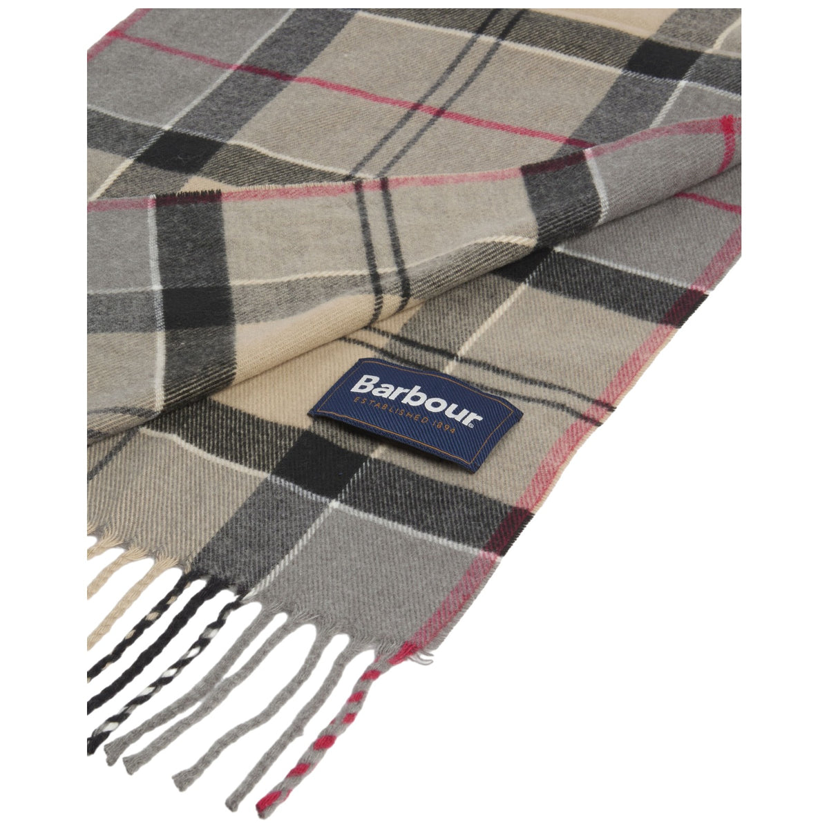 Sciarpe Unisex Barbour - Galingale Tartan Scarf - Beige
