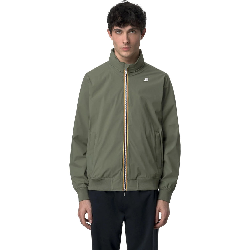 Giubbotti Uomo K-Way - Amaury Stretch Nylon Jersey - Verde