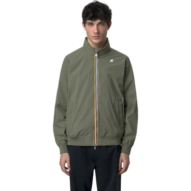 Giubbotti Uomo K-Way - Amaury Stretch Nylon Jersey - Verde