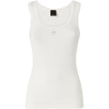 Canotte e top Donna Pinko - Calcolatore Canottiera Costina - Bianco