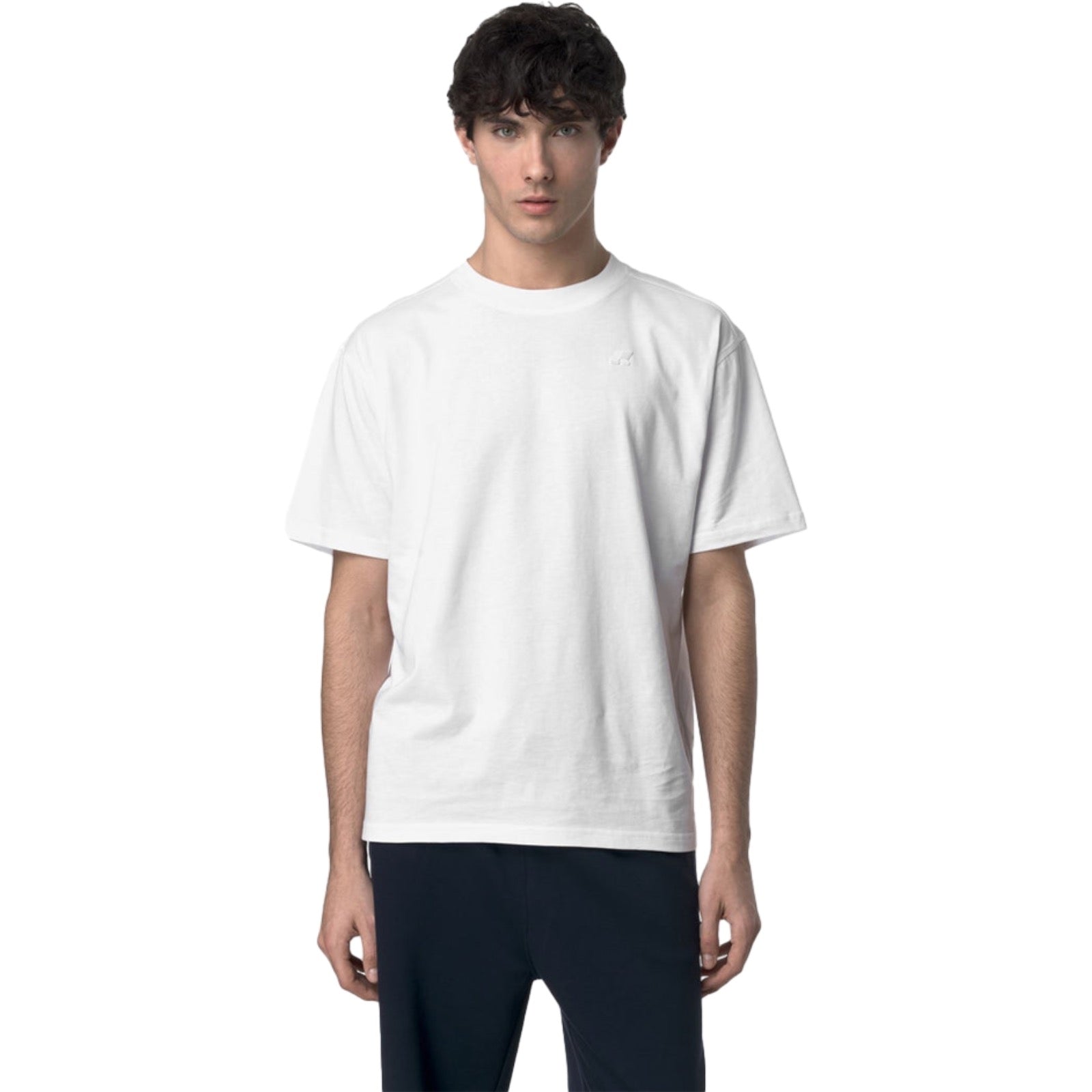 T-shirt Uomo K-Way - Solo Jersey - Bianco