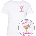 T-shirt Donna Mc2 Saint Barth - Cotton Crew Neck T-Shirt - Bianco