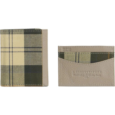 Portafogli Uomo Barbour - Cresswell Leather Trif - Grigio
