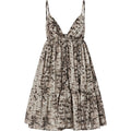 Vestiti da sera e cerimonia Donna Pinko - Adrano Abito Mussola Stampa Sn - Beige