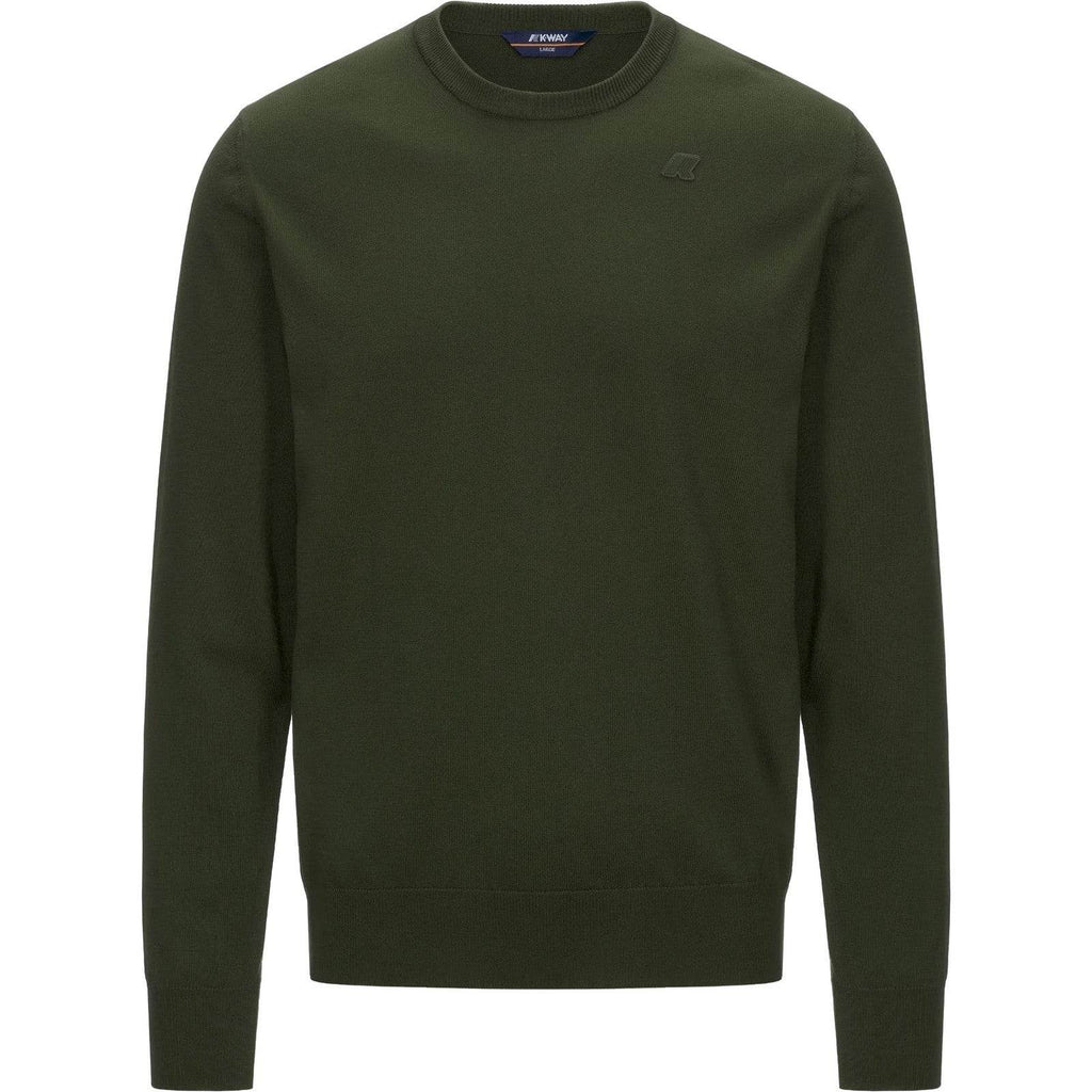 Maglioni Uomo K-Way - Sebastien Cotton Ps - Verde-Gianni Foti