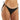 Slip, tanga e culotte Donna Mc2 Saint Barth - String Slip Bottom - Nero - Gianni Foti