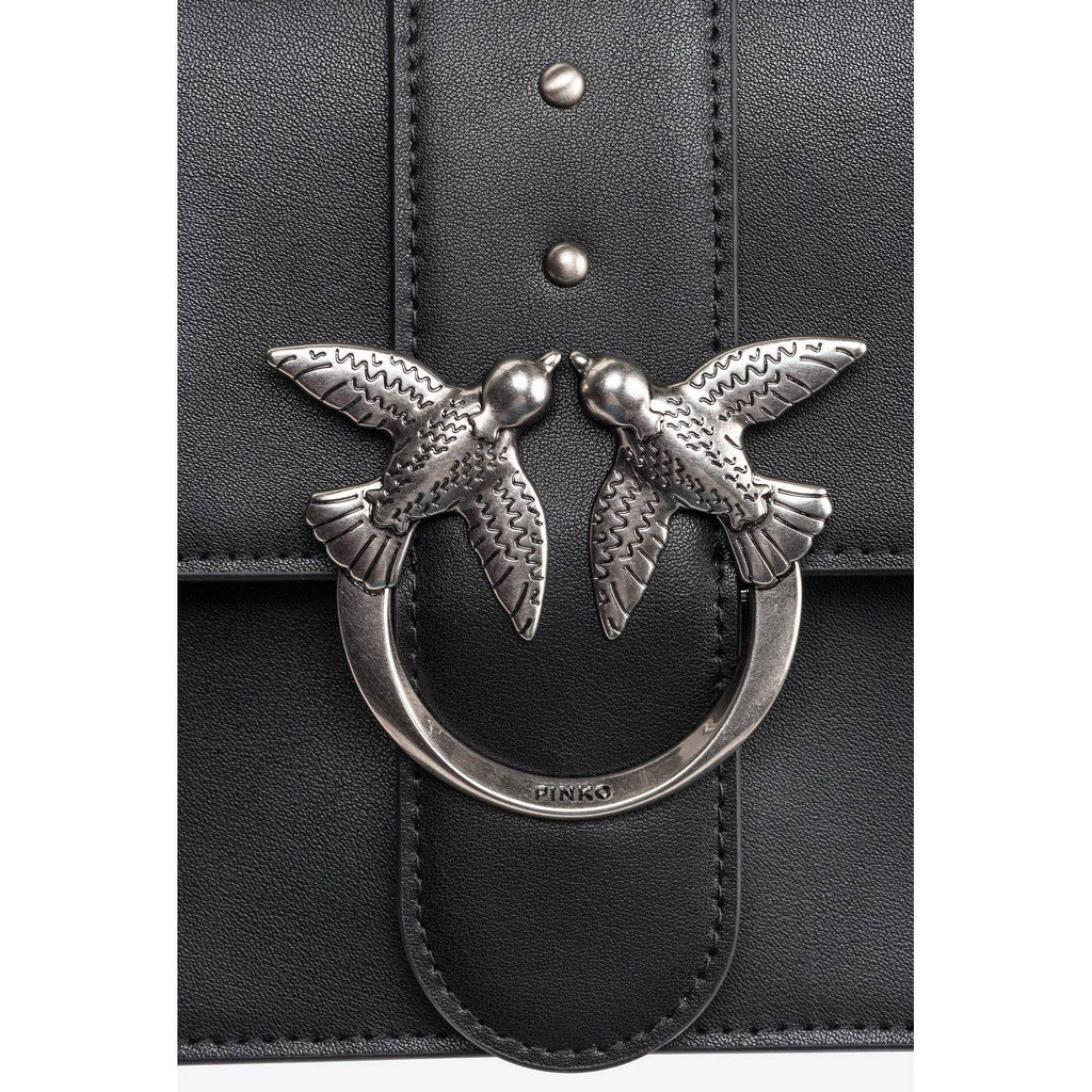 Borse a spalla Donna Pinko - Love One Classic Cl Vitello Se - Nero