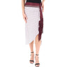 Gonne casual Donna Pinko - Gussie Gonna Twill Stampa Foul - Bianco