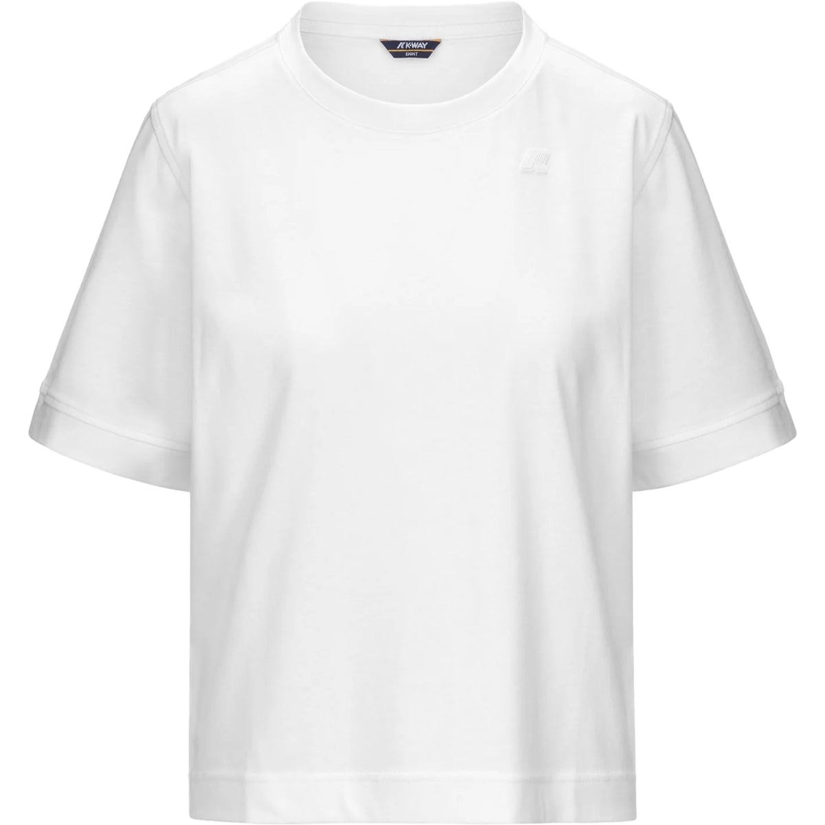 T-shirt Donna K-Way - Selune Jersey - Bianco-Gianni Foti