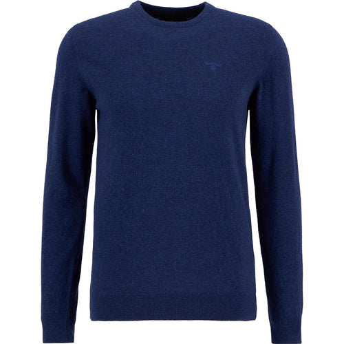 Maglioni Uomo Barbour - Essential L/Wool Crew Neck - Blu