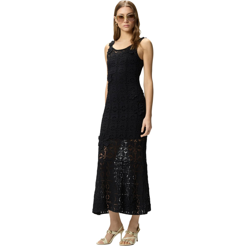 Vestiti da sera e cerimonia Donna Pinko - Juncus Abito Crochet Sewon Flo - Nero