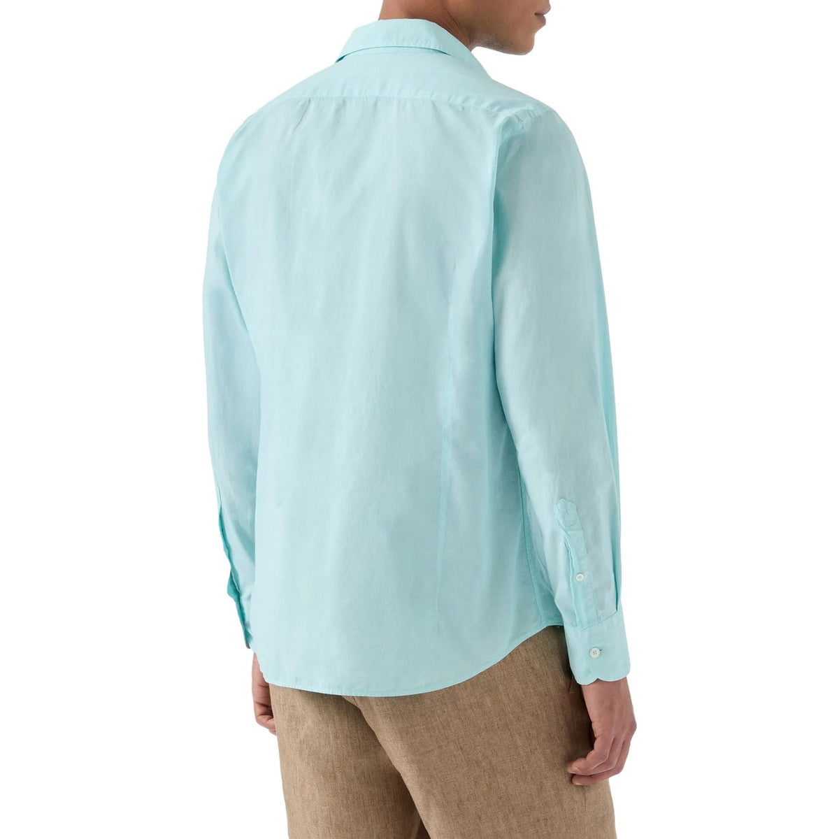 T-shirt Uomo Mc2 Saint Barth - Cotton Voile Shirt - Verde