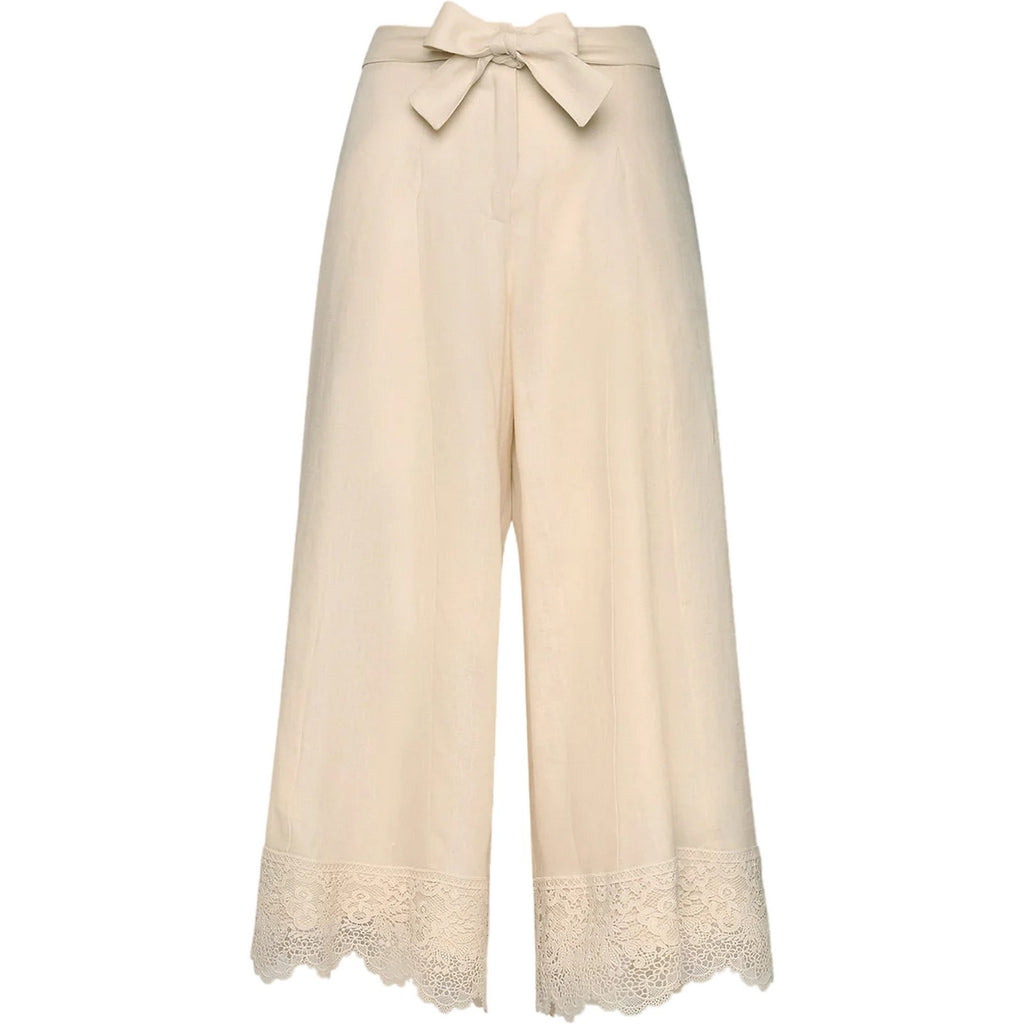 Pantaloni Donna Elena Miro' - Pantalone - Beige-Gianni Foti