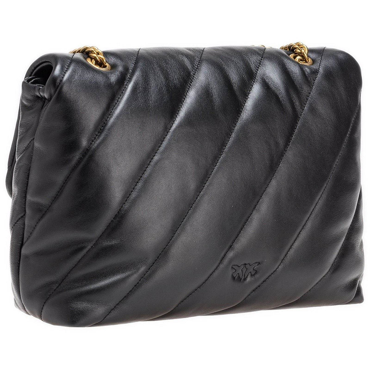 Borse a spalla Donna Pinko - Love Big Puff Cl Sheep Nappa - Nero
