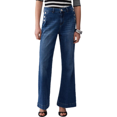 Pantaloni Donna Liu Jo - Pantalone denim - Blu-Gianni Foti