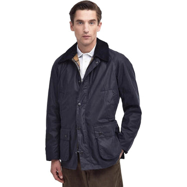 Giubbotti Uomo Barbour - Ashby Wax Jacket - Blu-Gianni Foti