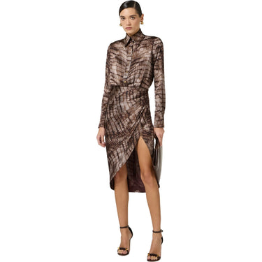 Vestiti da sera e cerimonia Donna Elisabetta Franchi - Abito - Marrone di Elisabetta Franchi su Gianni Foti