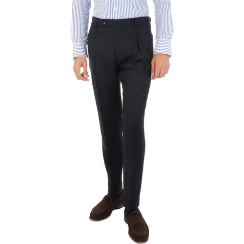 Pantaloni Uomo Berwich - Pantalone Relaxed Fit - Blu