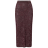 Gonne casual Donna Liu Jo - Knit Longuette Lamé Punto Pizz - Viola
