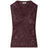 Maglie Donna Liu Jo - Maglia S/M In Lamé Punto Pizzo - Viola