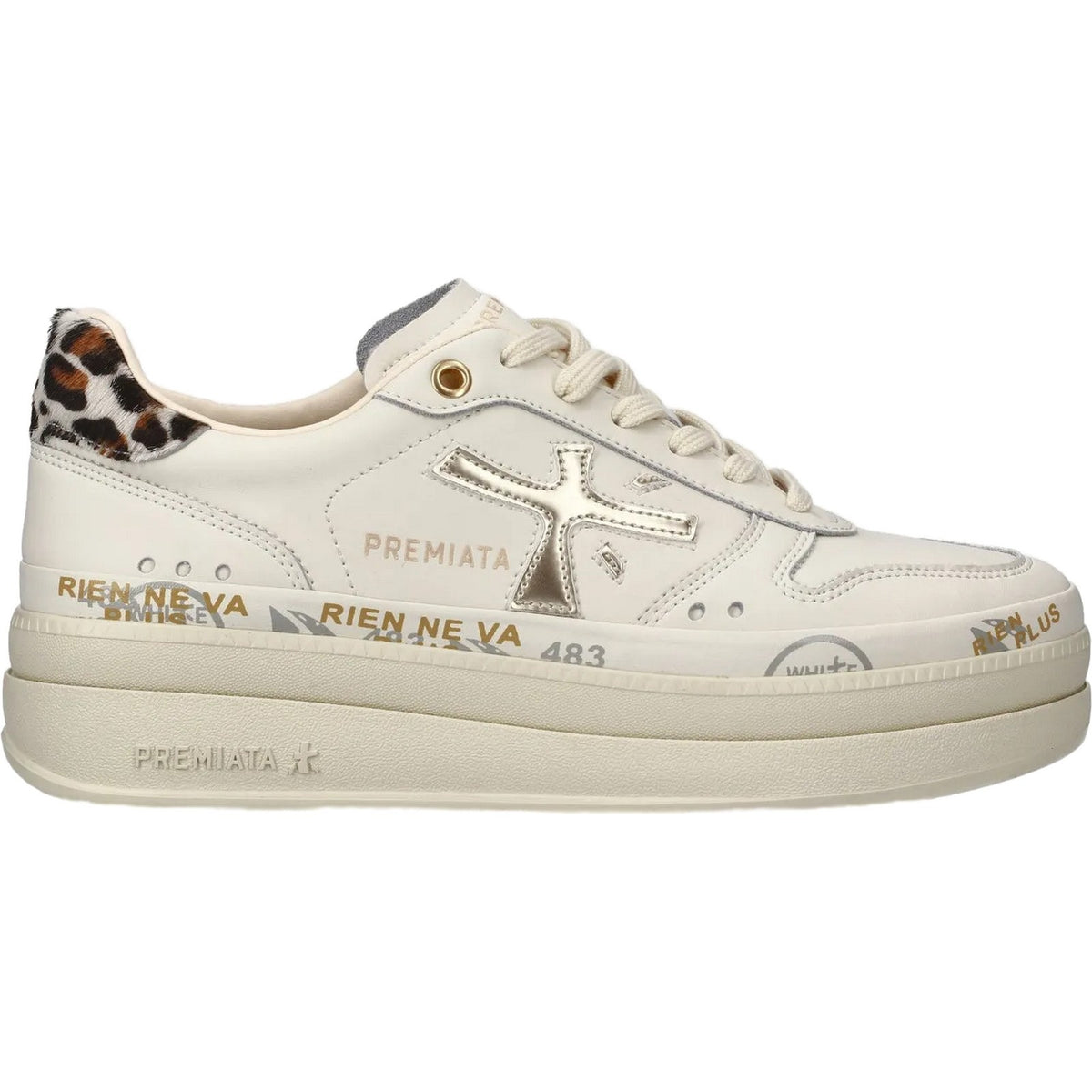 Sneaker Donna Premiata - Micol - Bianco-Gianni Foti