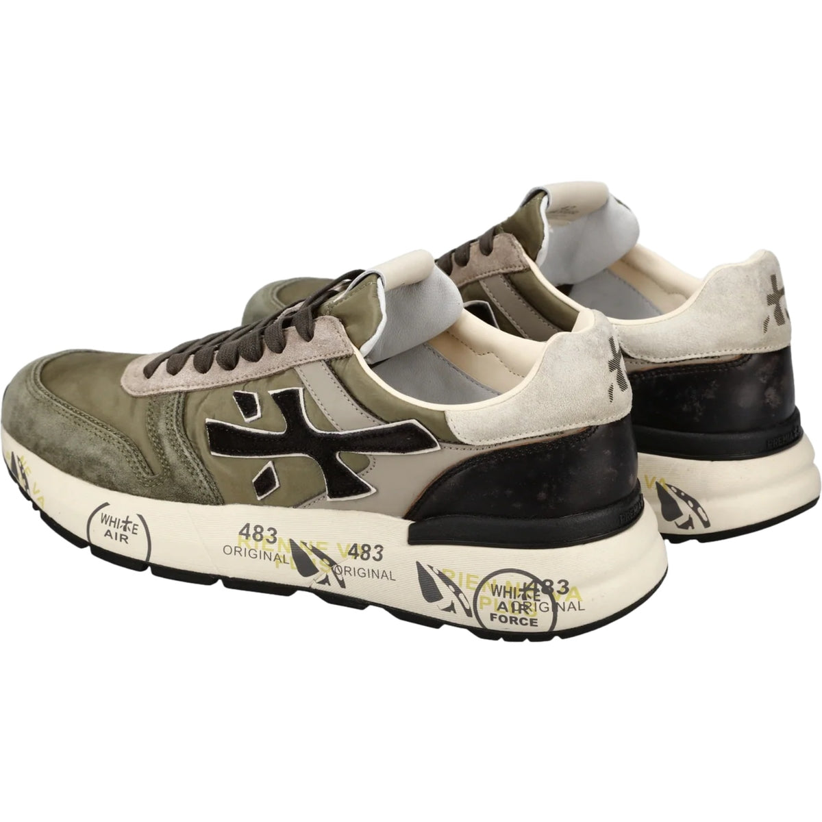 Sneaker Uomo Premiata - Mick - Verde-Gianni Foti