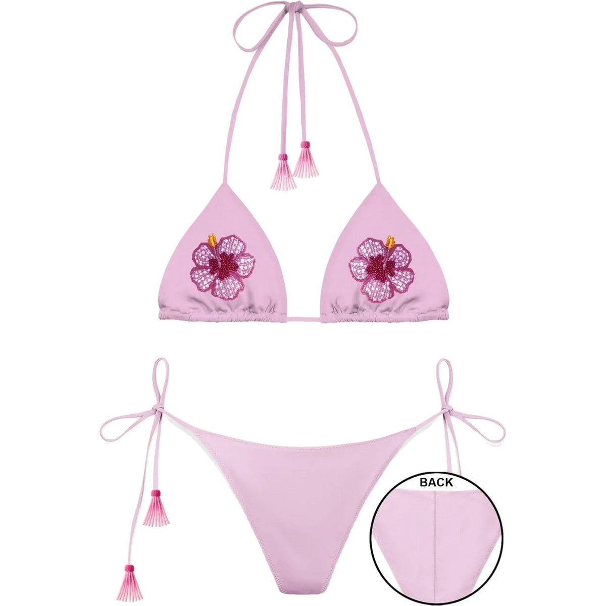 Coordinati Donna Mc2 Saint Barth - Triangle Bikini (Annabelle + Marielle) - Lilla