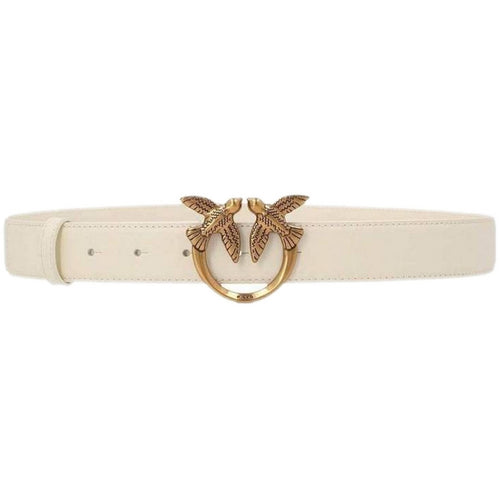 Cinture Donna Pinko - Love Berry H3 Belt Vitello Set - Bianco